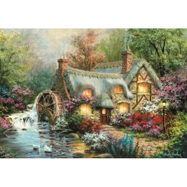 Clementoni Puzzle 1500 elementów Compact Country Retreat 13213448 8005125317110