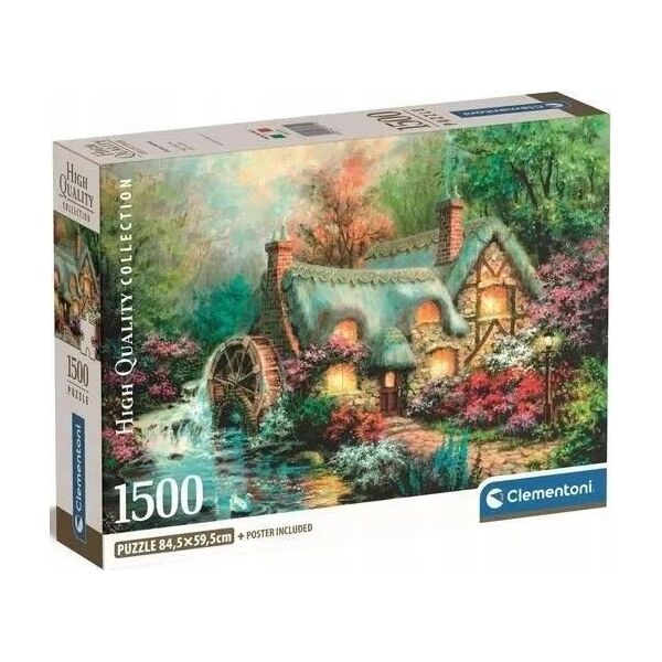 Clementoni Puzzle 1500 elementów Compact Country Retreat 13213448 8005125317110