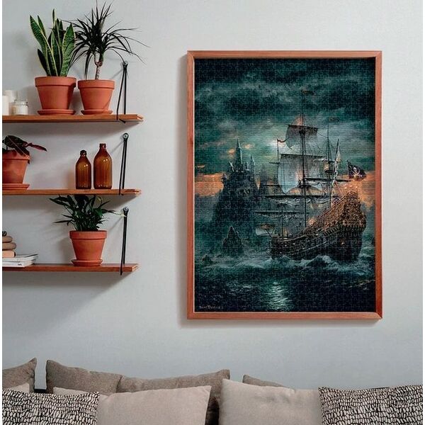 Clementoni Puzzle 1500 elementów Compact The Pirates Ship 13213454 8005125317196