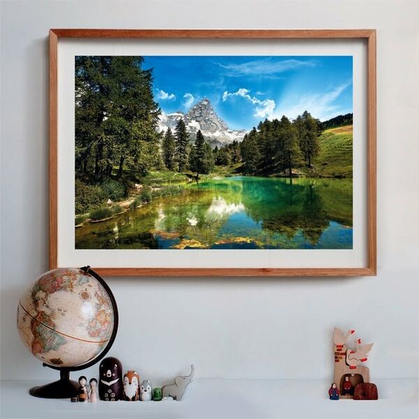 Clementoni Puzzle 1500 elementów Compact Blue Lake 13213455 8005125317202