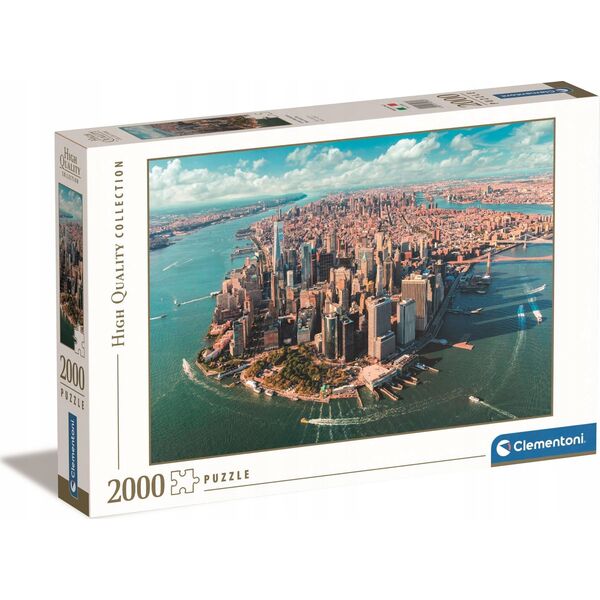 Clementoni Puzzle 2000 elementów High Quality Lower Manhattan, New York City 13213456 8005125320806