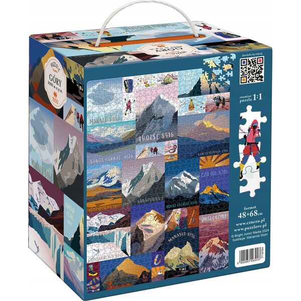 Czuczu Puzzle 1000 elementów Puzzlove - Góry 8000 m n.p.m 13213516 5902983493013
