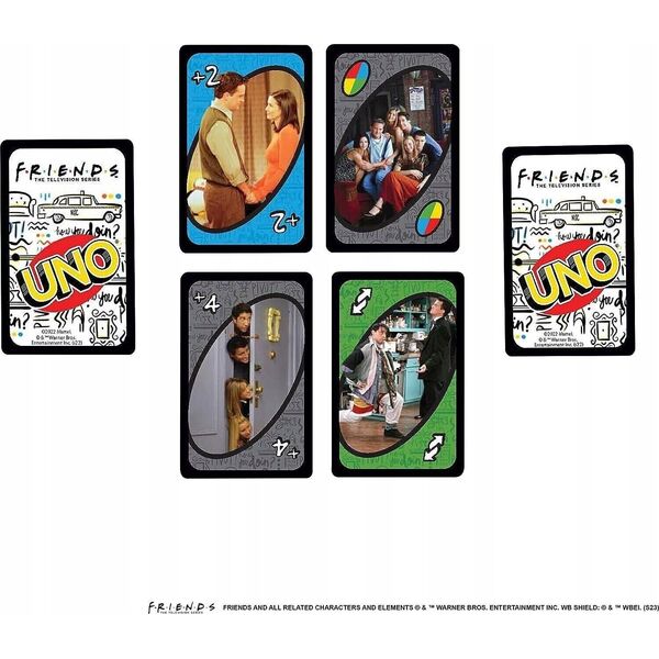 Mattel Gra Karty UNO Friends 13214146 194735086177