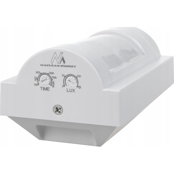 Maclean Czujnik ruchu PIR Maclean, zewnętrzny na podczerwień, nie reaguje na zwierzęta, max.1200W, IP65, MCE385 W 13216066 5902211131847