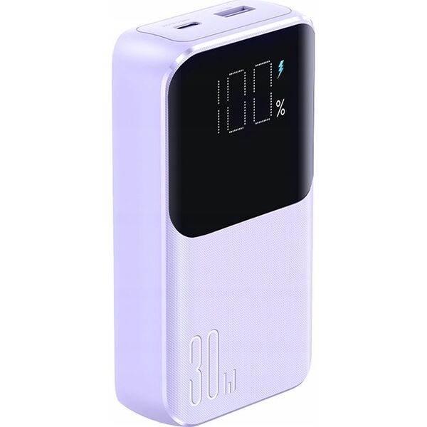 Powerbank Joyroom Joyroom JR-PBC06 z wbudowanymi kablami USB-C / Lightning 30W 10000mAh - fioletowy 13217626 6956116776473