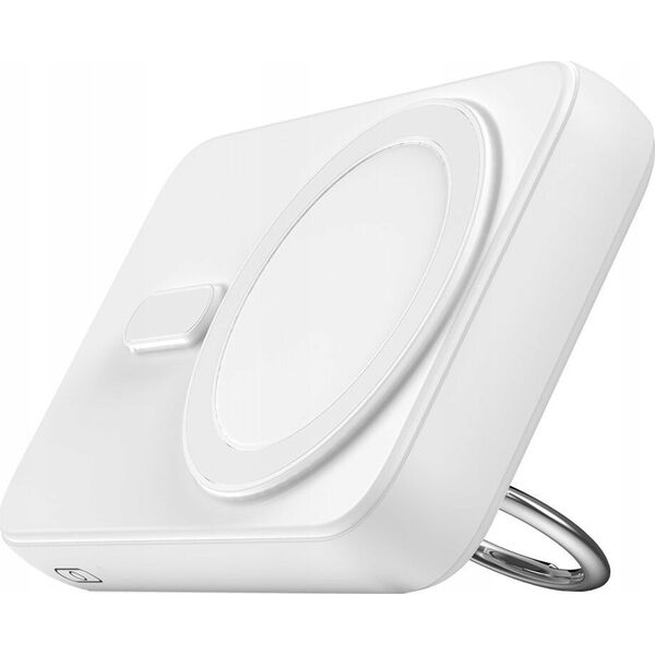 Powerbank Joyroom Joyroom JR-W050 10000mAh 20W MagSafe z ringiem i podstawką biały 13217633 6956116745059