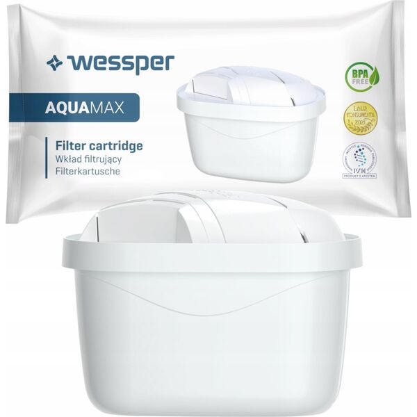 Dzbanek filtrujący Wessper Dzbanek Wessper AquaMax Basic 2.5L szary 13219476 5902668841238