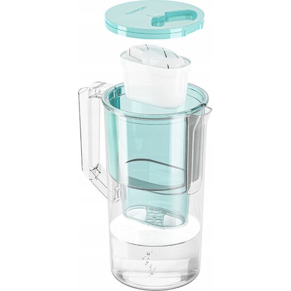 Dzbanek filtrujący Wessper Dzbanek Wessper AquaMax Basic 2.5L miętowy 13219478 5902668841245