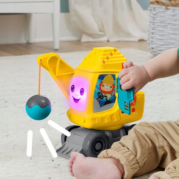 Fisher Price Zabawka edukacyjna Wesoły dźwig Układaj i licz 13219540 194735224166