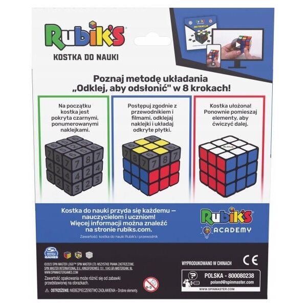 Spin Master Kostka Rubiks: Kostka do nauki 13220145 778988507407
