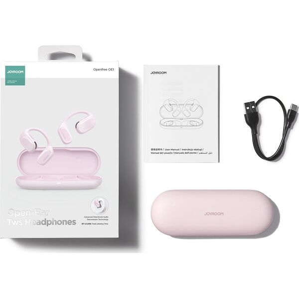 Słuchawki Joyroom Openfree JR-OE1 różowe 13223849 6956116767853