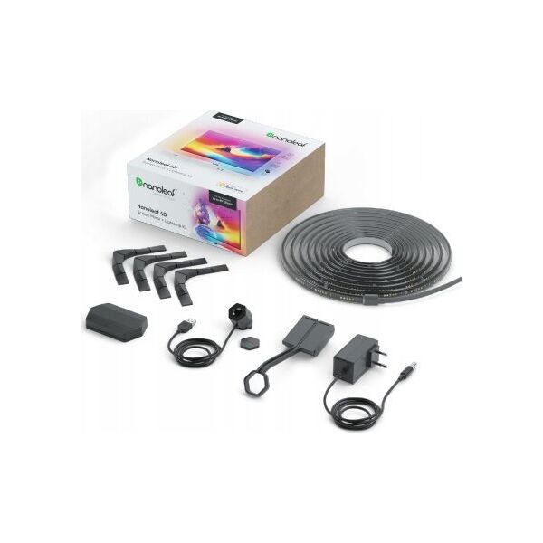 Taśma LED Nanoleaf Nanoleaf 4D TV Screen Mirror Lightstrips Starter Kit - system inteligentnego podświetlenia ekranu TV do 85'' (kamera, 5.2m taśmy LED) 13226740 4897105333753