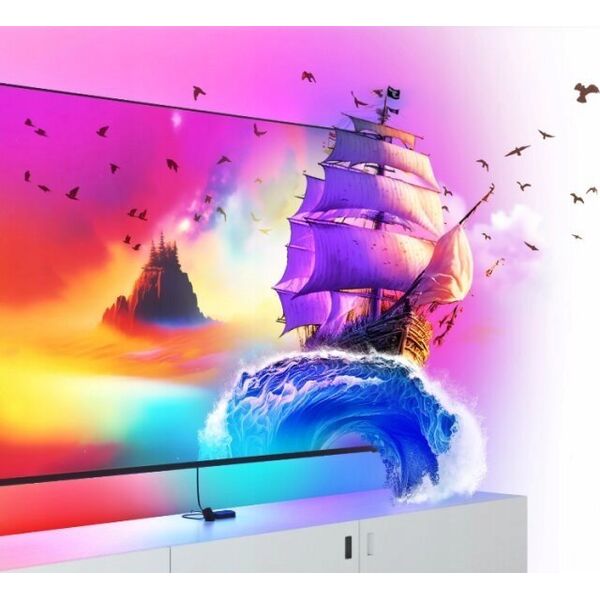 Taśma LED Nanoleaf Nanoleaf 4D TV Screen Mirror Lightstrips Starter Kit - system inteligentnego podświetlenia ekranu TV do 85'' (kamera, 5.2m taśmy LED) 13226740 4897105333753