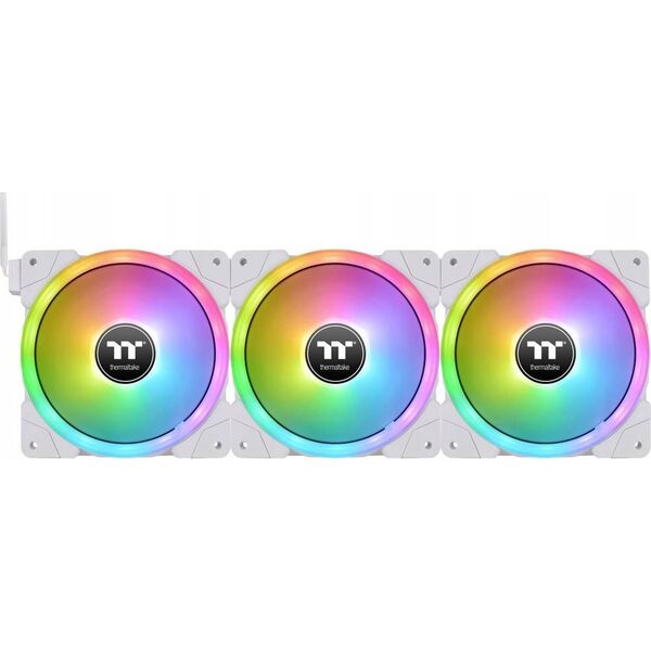 Wentylator Thermaltake SWAFAN EX12 RGB Biały 3-pack (CL-F161-PL12SW-A) 13230017 4713227537247