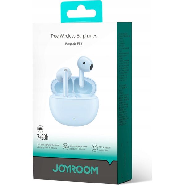 Słuchawki Joyroom Funpods JR-FB2 niebieskie 13230775 6956116758110