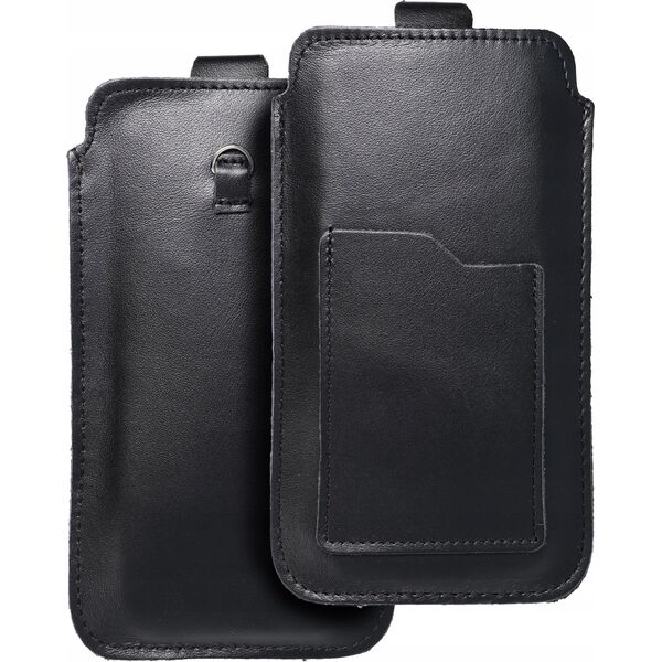 OEM Skórzana uniwersalna wsuwka z pull-up - ROYAL / czarny - Rozmiar 2XL+wide - SAMSUNG A12 / NOTE 9 / XIAOMI REDMI NOTE 10 PRO 13231953 5903396224010
