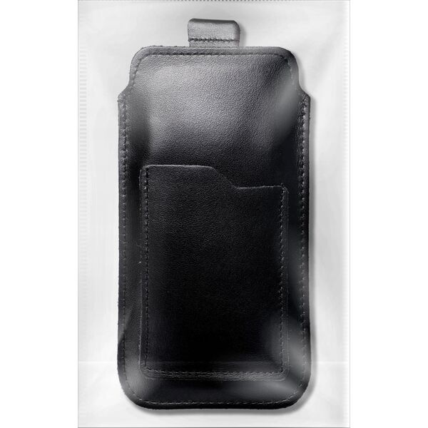 OEM Skórzana uniwersalna wsuwka z pull-up - ROYAL / czarny - Rozmiar 2XL+wide - SAMSUNG A12 / NOTE 9 / XIAOMI REDMI NOTE 10 PRO 13231953 5903396224010