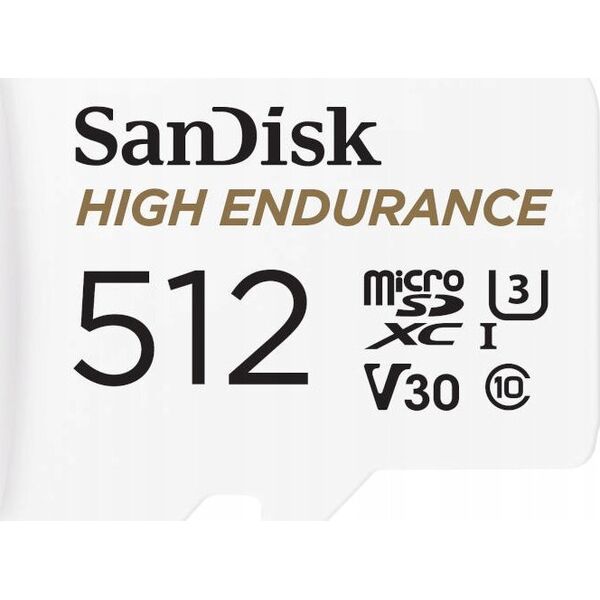 Karta SanDisk High Endurance SDXC 512 GB UHS-I  (2200510000) 13232791 619659205003