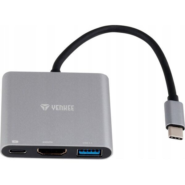 Stacja/replikator Yenkee YTC 031 USB-C (45014215) 13232951 8590669262830