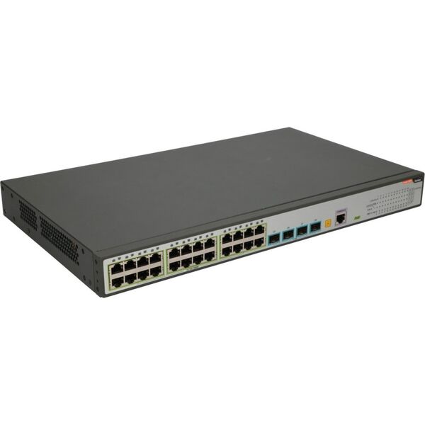 Switch Fiberhome FiberHome S5800-28T-X-PE-AC łącza sieciowe Zarządzany L2/L3 Gigabit Ethernet (10/100/1000) Obsługa PoE 1U Czarny, Szary 13234365 6975489914251
