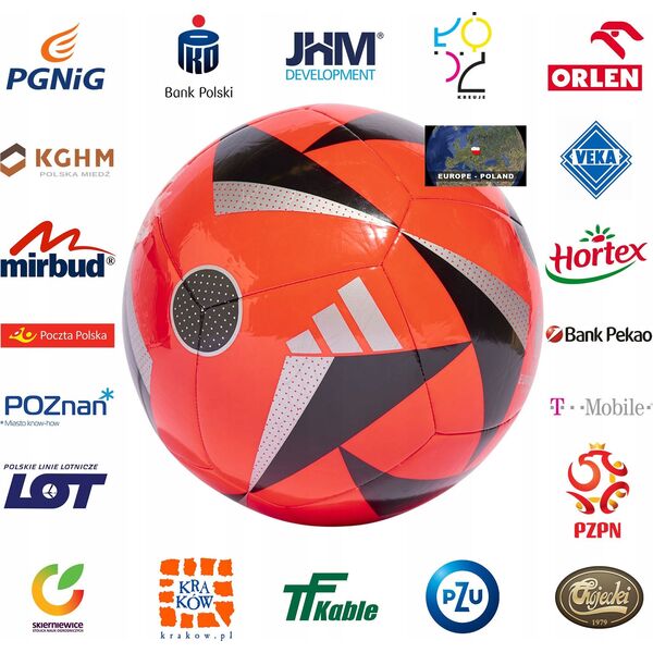 Adidas Piłka adidas Euro24 Club Fussballliebe IN9375 13238644 4066766185968
