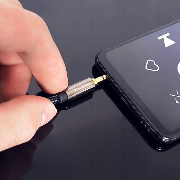 Kabel Wozinsky WOZINSKY PRZEDŁUŻACZ MINI JACK (ŻEŃSKI-MĘSKI) PRZEDŁUŻKA AUX 3 M CZARNY 13240736 5907769307393