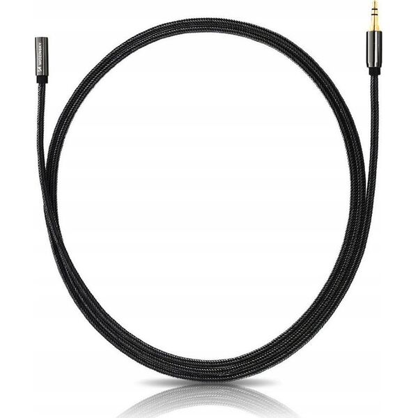 Kabel Wozinsky WOZINSKY PRZEDŁUŻACZ MINI JACK (ŻEŃSKI-MĘSKI) PRZEDŁUŻKA AUX 3 M CZARNY 13240736 5907769307393
