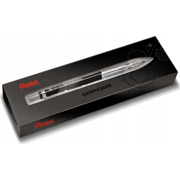 Pentel Ołówek automatyczny Pentel GraphGear 300 0.5mm czarny, CZARNY 13241560 884851051448