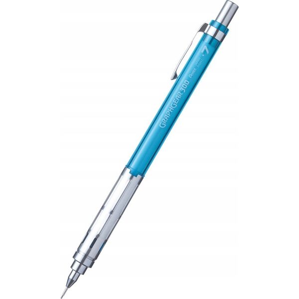 Pentel Ołówek automatyczny Pentel GraphGear 300 0.7mm błękitny, BŁĘKITNY 13241562 884851051493