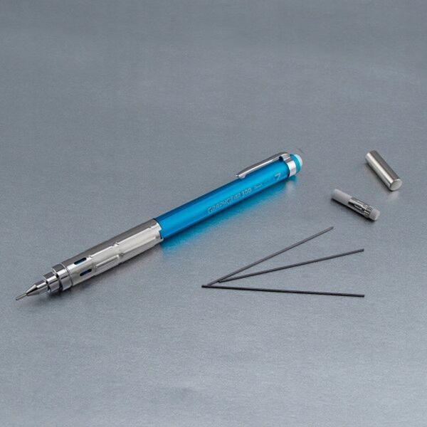 Pentel Ołówek automatyczny Pentel GraphGear 300 0.7mm błękitny, BŁĘKITNY 13241562 884851051493