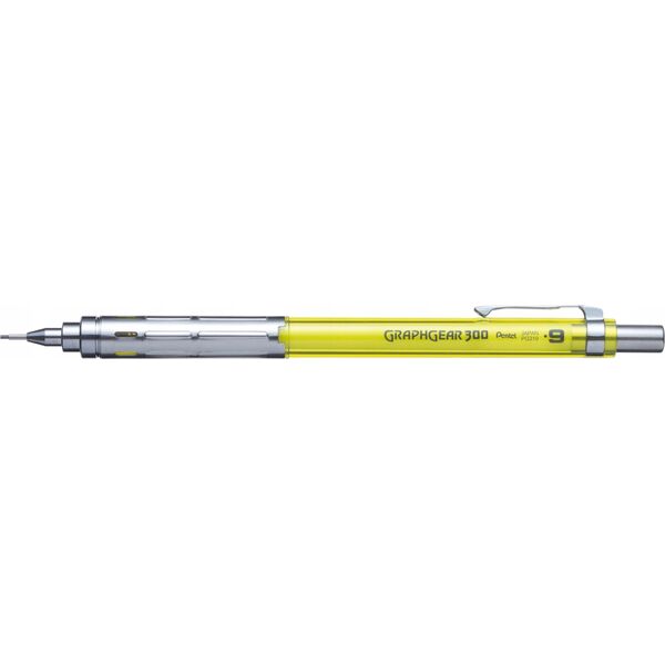 Pentel Ołówek automatyczny Pentel GraphGear 300 0.9mm żółty, ŻÓŁTY 13241564 884851051530