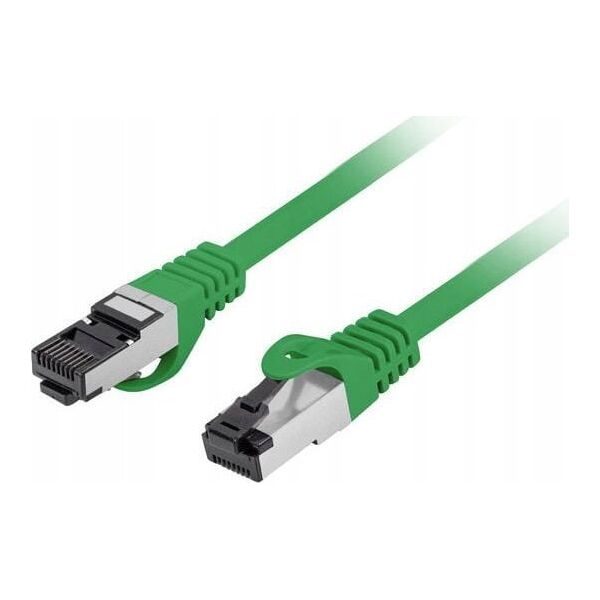 Lanberg Patchcord Lanberg S/FTP kat.8.1 1m LSZH CU fluke passed zielony 13242617 5901969440522