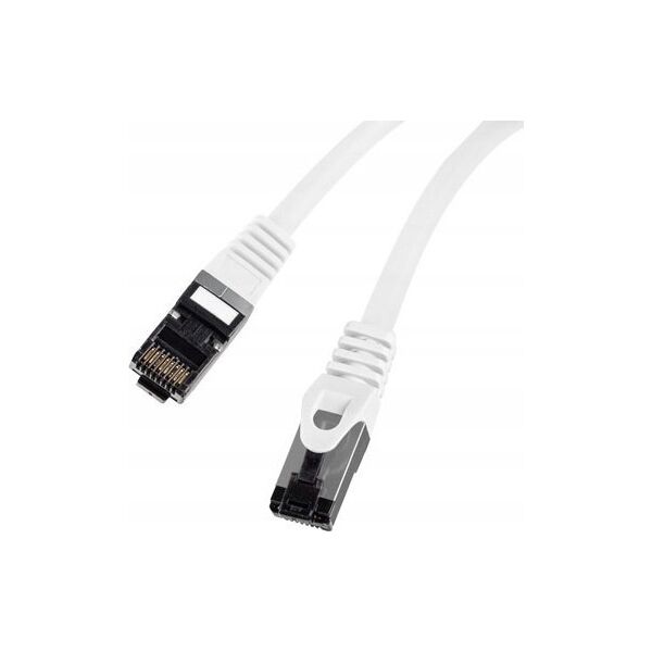 Lanberg Patchcord Lanberg S/FTP kat.8.1 1m LSZH CU fluke passed biały 13242619 5901969440669