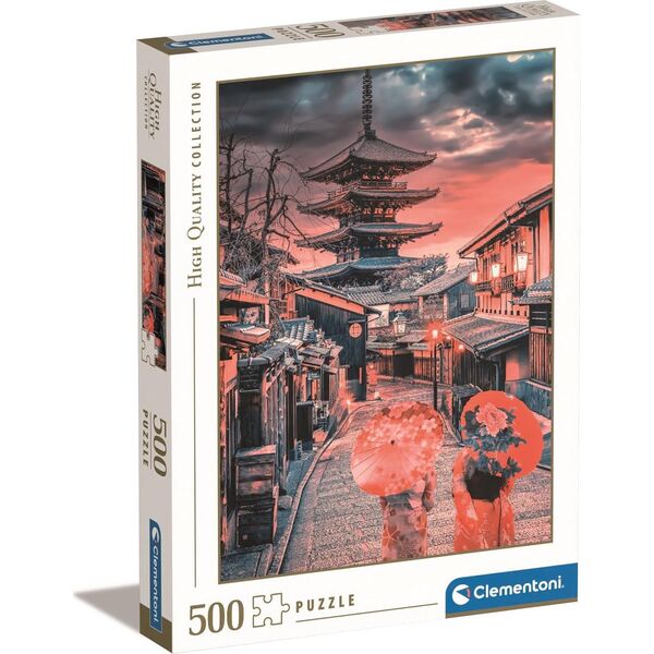 Clementoni Puzzle 500 elementów High Quality Wieczór w Kioto 13244878 8005125355259