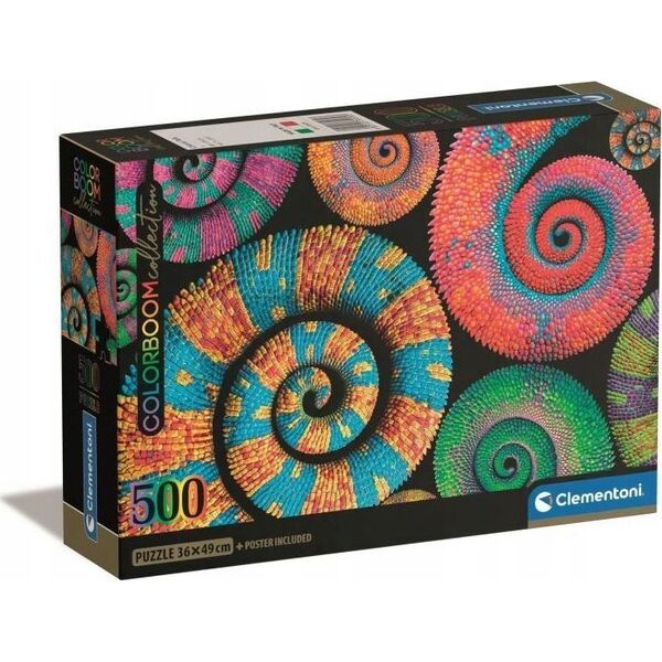 Clementoni Puzzle 500 elementów Compact Curly Tails 13244888 8005125355297