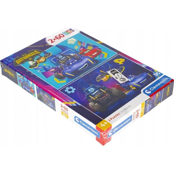 Clementoni Puzzle 2x60 elementów Batwheels 13244912 8005125248124