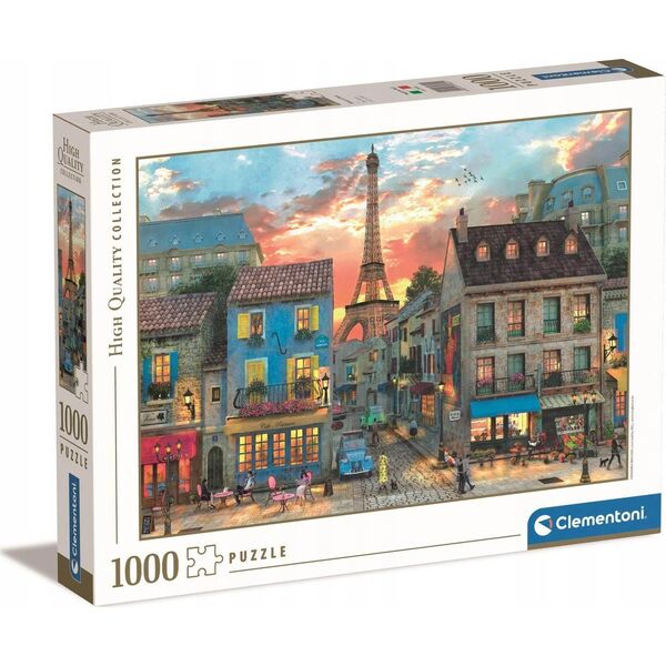 Clementoni Puzzle 1000 elementów Ulica Paryża 13244922 8005125398201