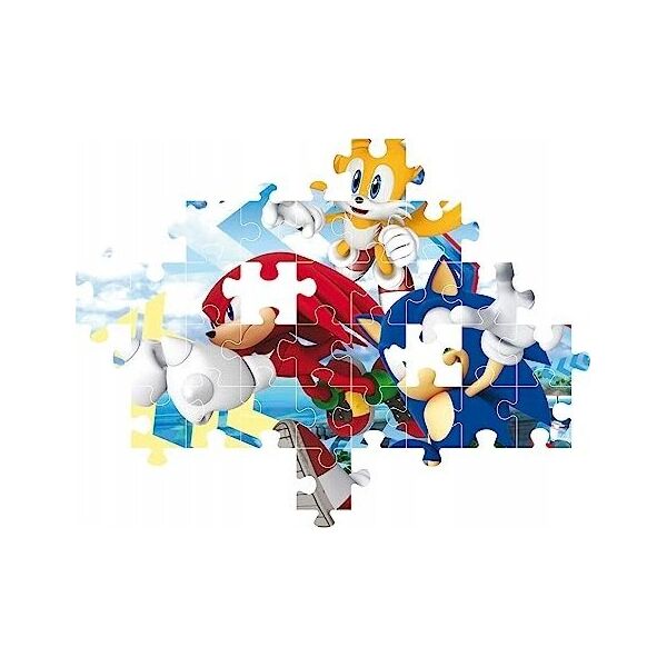 Clementoni Puzzle 104 elementy Sonic 13244927 8005125272679