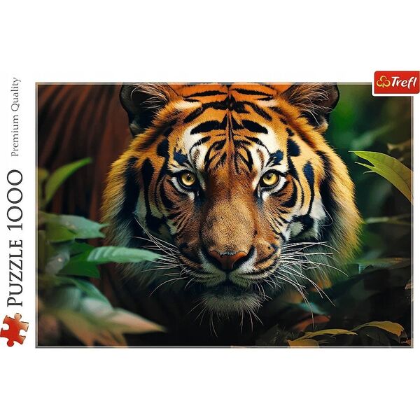Trefl Puzzle 1000 elementów Dziki Tygrys 13246016 5900511107982
