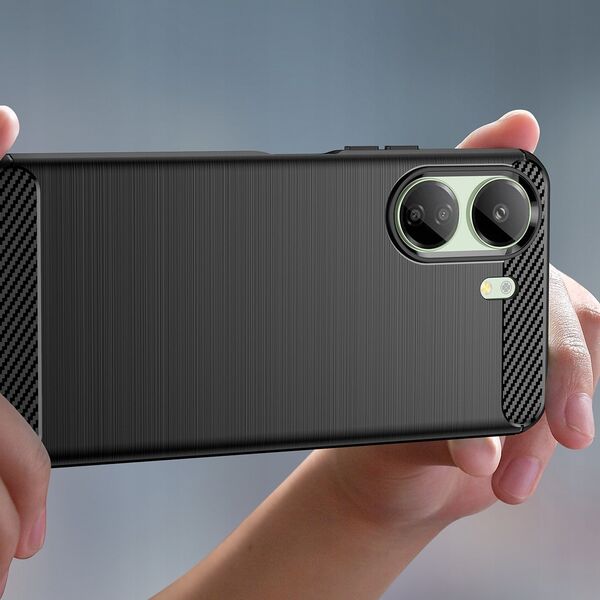 Tech-Protect Tech-Protect TPUCarbon do Xiaomi Redmi 13C / POCO C65 czarny 13246717 9319456608571