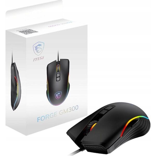 Mysz MSI Optinė pelė su USB jungtimi GAMING/FORGE GM300 MSI 13247952 4711377175487