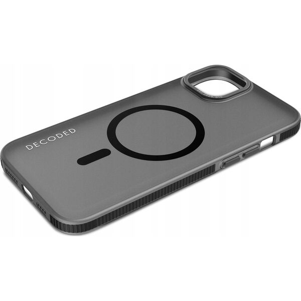 Decoded Etui Decoded Transparent Grip Case z MagSafe do iPhone 15 Plus - szaro-czarne 13249802 8720593010768