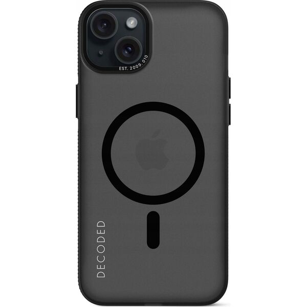 Decoded Etui Decoded Transparent Grip Case z MagSafe do iPhone 15 Plus - szaro-czarne 13249802 8720593010768