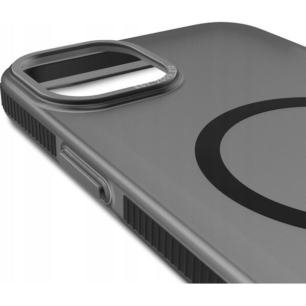 Decoded Etui Decoded Transparent Grip Case z MagSafe do iPhone 15 Plus - szaro-czarne 13249802 8720593010768