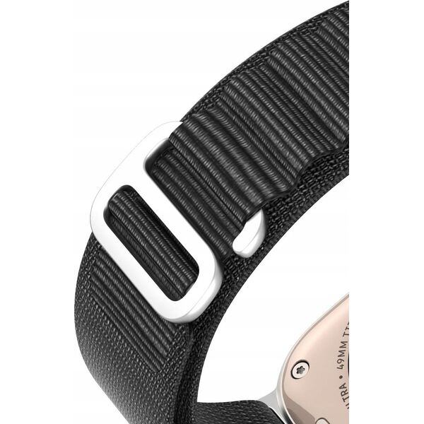Dux Ducis Sportowy pasek ze sprzączką do Apple Watch Ultra / 9 / 8 / 7 / 6 / SE / 5 / 4 / 3 / 2 / 1 (42, 44, 45, 49 mm) Dux Ducis Strap GS Version - czarny 13249822 6934913026908
