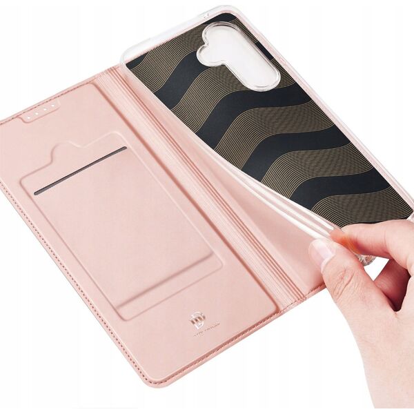 Dux Ducis Etui Dux Ducis Skin Pro do Samsung A35 5G z klapką - różowe 13249856 6934913020616