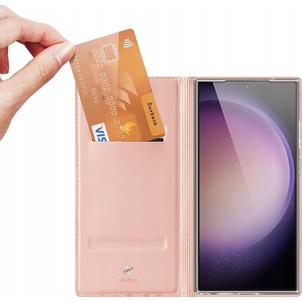 Dux Ducis Etui Dux Ducis Skin Pro do Samsung S24 Ultra z klapką - różowe 13249866 6934913021613