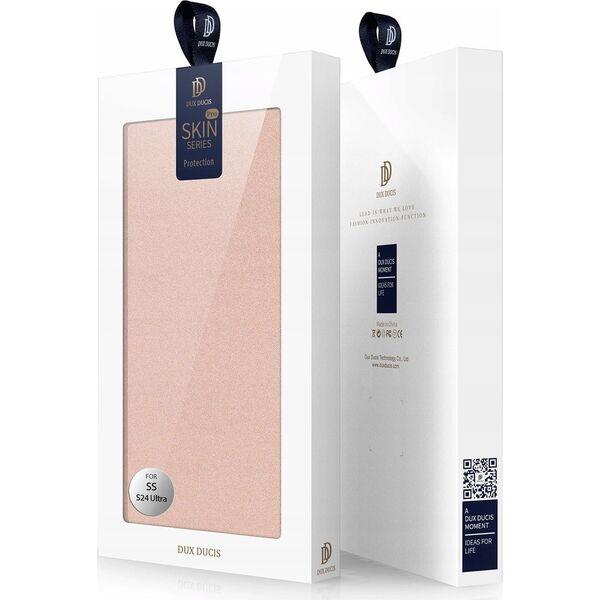 Dux Ducis Etui Dux Ducis Skin Pro do Samsung S24 Ultra z klapką - różowe 13249866 6934913021613