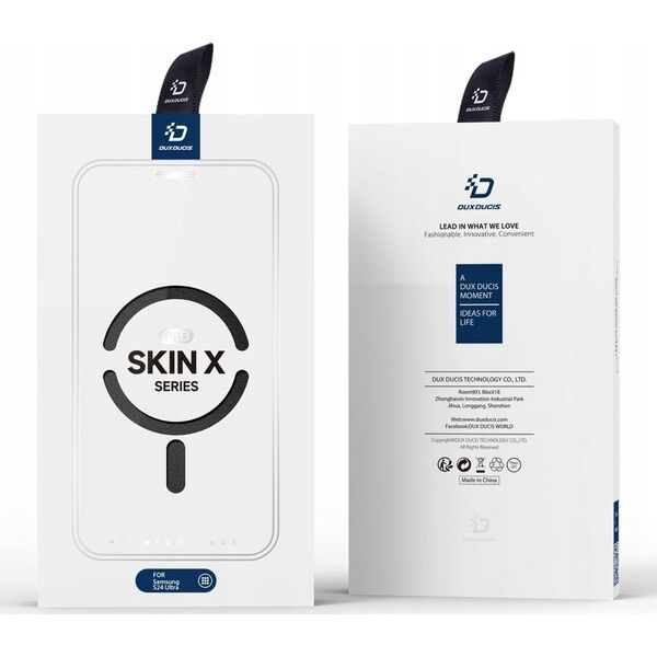 Dux Ducis Etui Dux Ducis Skin X Pro do Samsung S24 Ultra z magnetycznym ringiem i klapką - czarne 13249881 6934913021682
