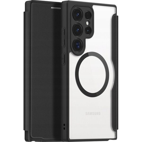 Dux Ducis Etui Dux Ducis Skin X Pro do Samsung S24 Ultra z magnetycznym ringiem i klapką - czarne 13249881 6934913021682